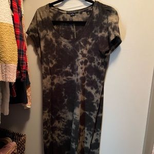Tie dye tshirt dress